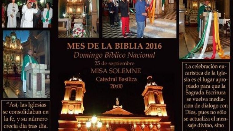 Misa Solemne en el Domingo Bíblico Nacional en la Catedral Basílica