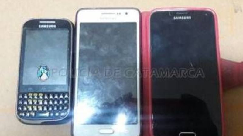 Encuentran enterrados, ocho celulares robados