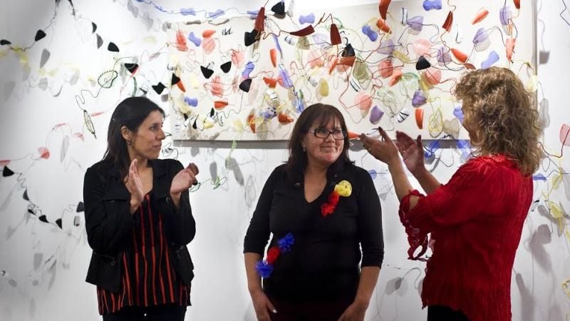 El arte textil de Rita Aybar en el Museo de Bellas Artes