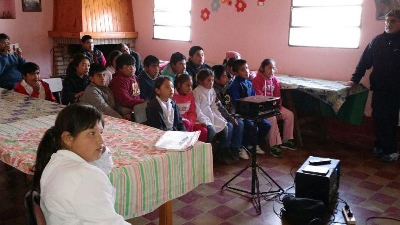 El cine móvil estuvo en Fiambalá y San Fernando, Belén