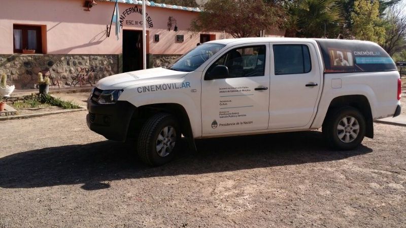 El cine móvil estuvo en Fiambalá y San Fernando, Belén