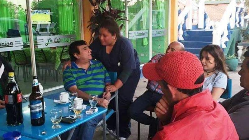 Ramón Saadi visitó La Paz
