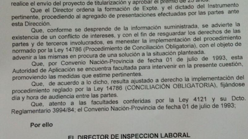 Dictaron conciliación por el paro de SIDCA