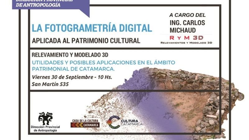 Charla “La fotogrametría digital aplicada al patrimonio cultural”