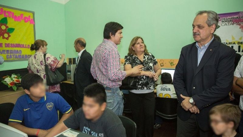 Inauguraron la sala de informática del Huayna Huasi