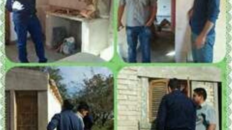 Inspección de módulos habitacionales en Mutquín