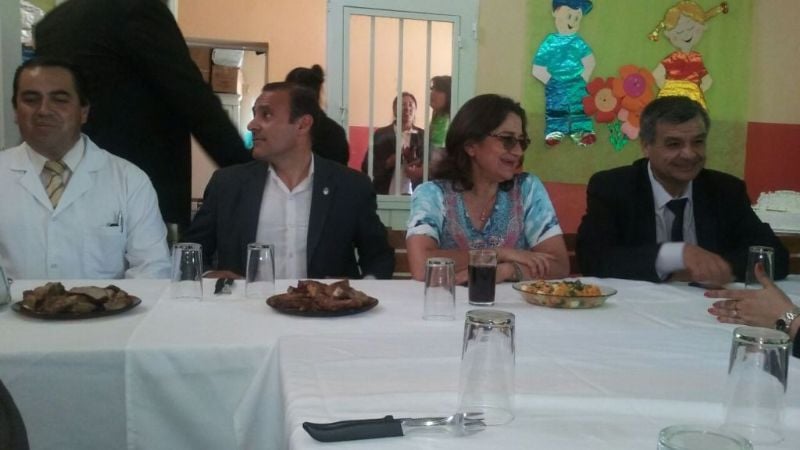 Seco acompañó a Corpacci en la inauguración de obras en Ambato