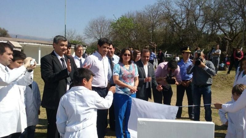 Seco acompañó a Corpacci en la inauguración de obras en Ambato