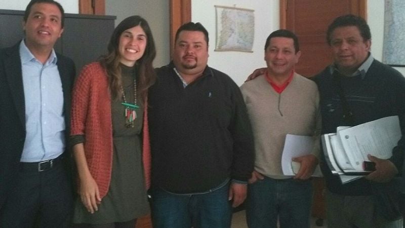 Intendentes fueron recibidos por funcionaria nacional