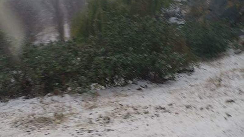 Reportan caída de nieve en varias localidades del interior