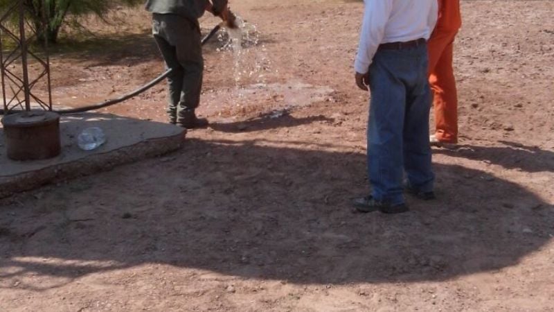 Normalizaron el servicio de agua en El Salado