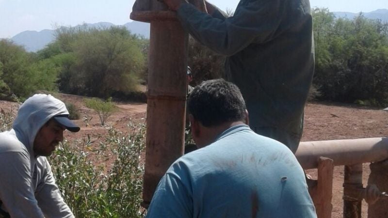 Normalizaron el servicio de agua en El Salado