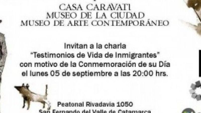 Charla por el día del Inmigrante en el Museo de la Ciudad