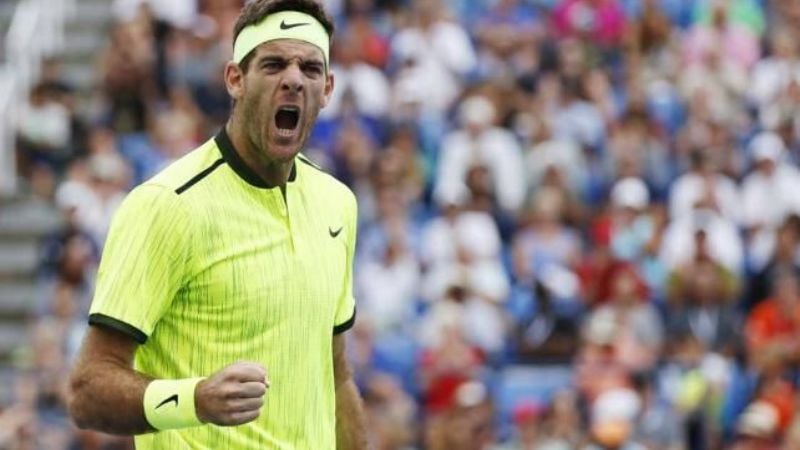 Abandonó Thiem y Del Potro está en cuartos