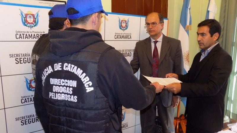 Reconocen al personal de Drogas Peligrosas de la Policía