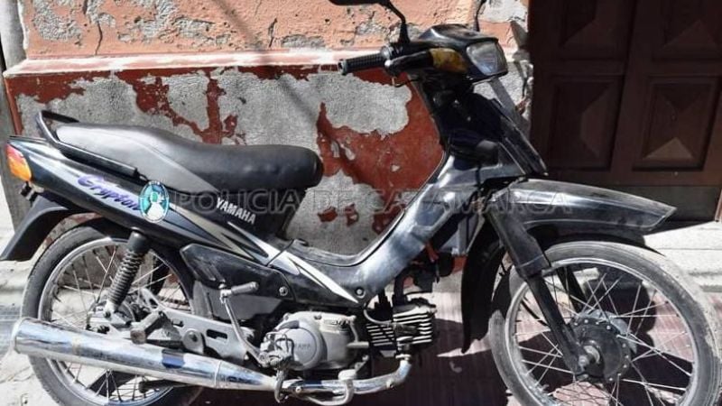 Recuperan una moto robada en la Capital