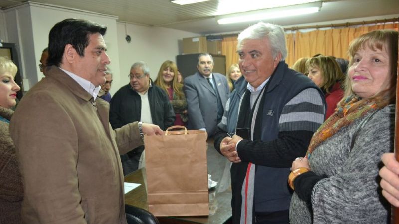 Rivera y Gutiérrez junto a Taquígrafos