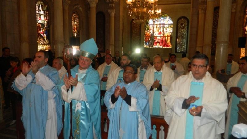 Emotiva acción de gracias a la Virgen por su protección a 12 años del sismo