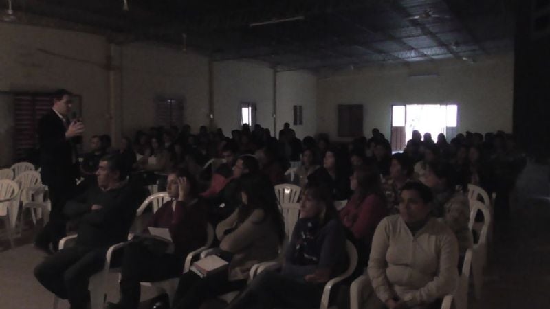 Bañado de Ovanta en las jornadas de Grooming, Bullying, Suicidio y Abuso Sexual