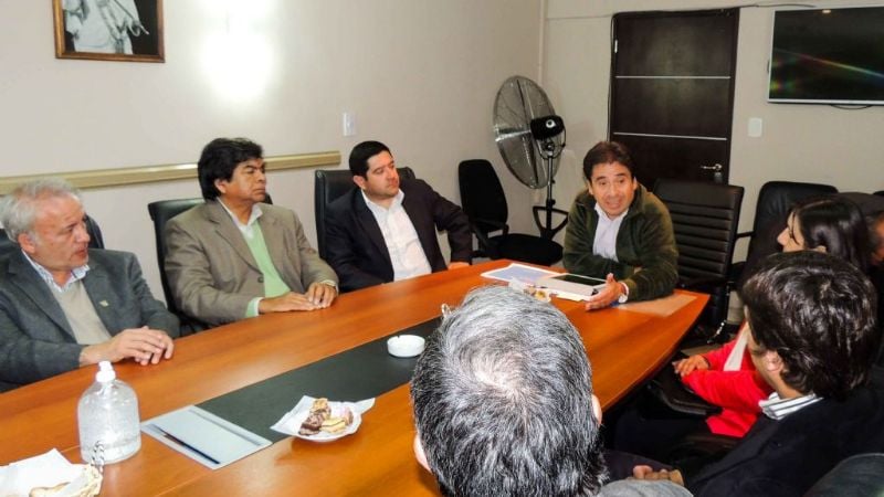 Senadores recibieron al intendente de Atacama Miguel Vargas