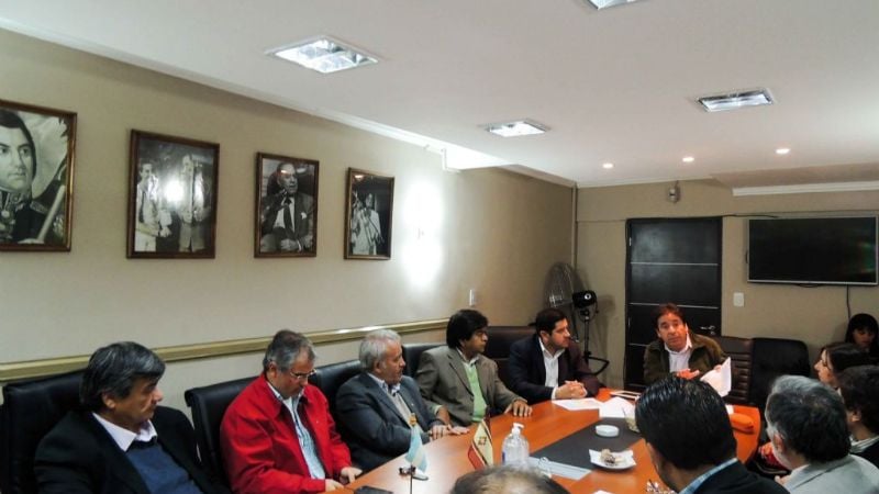 Senadores recibieron al intendente de Atacama Miguel Vargas