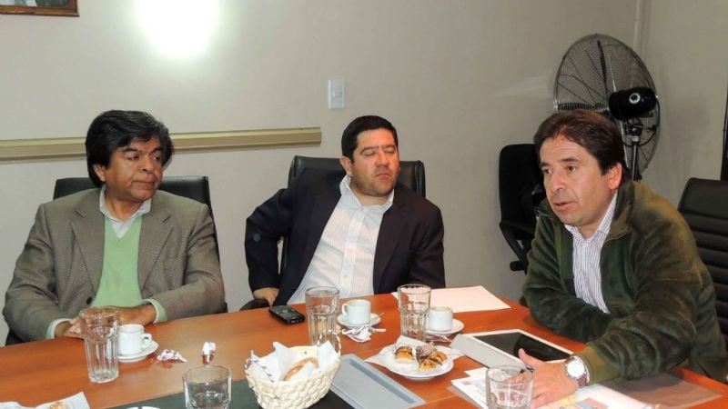 Senadores recibieron al intendente de Atacama Miguel Vargas