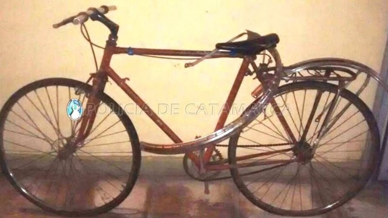 Secuestran una bicicleta