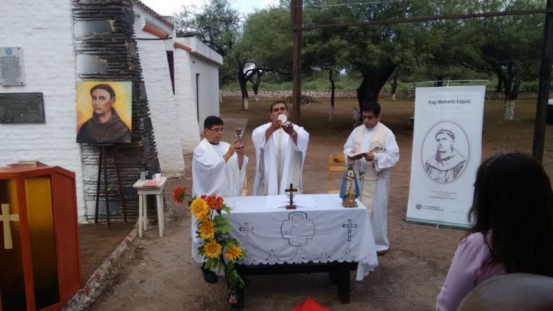 Se recordó a Fray Mamerto Esquiú en El Suncho