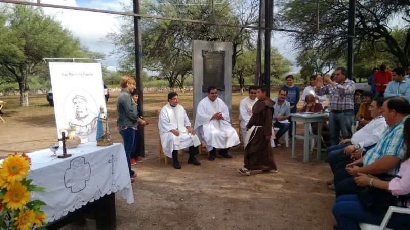 Se recordó a Fray Mamerto Esquiú en El Suncho
