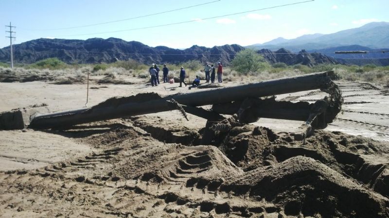 Se restableció el servicio energético en Santa María