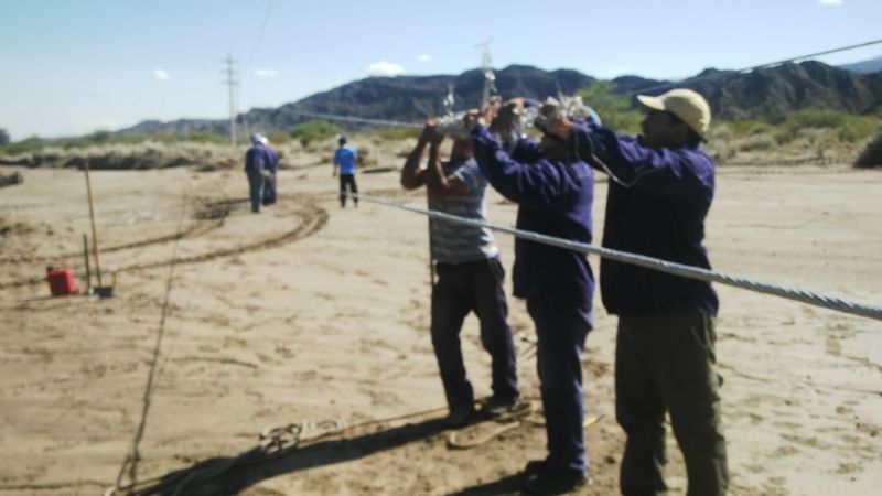 Se restableció el servicio energético en Santa María