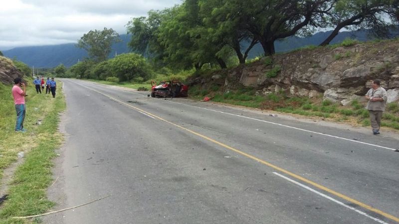 Impresionante choque en la ruta 1