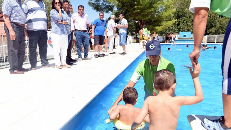 Lucía visitó a los chicos en la colonia de verano del Hogar Escuela
