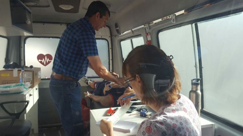“Lleguemos al Barrio” realizó controles cardiológicos a jugadores de vóley
