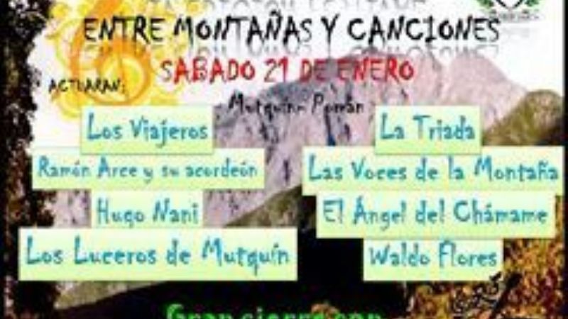 4to. Festival entre Montañas y Canciones