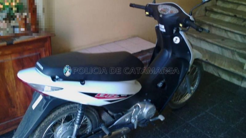 Recuperan una moto requerida por la Justicia de Santiago del Estero