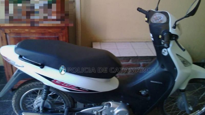 Recuperan una moto requerida por la Justicia de Santiago del Estero