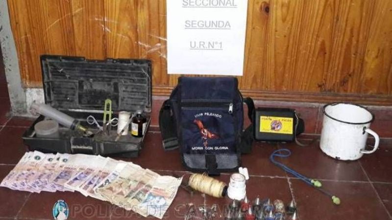 Casi 40 personas aprehendidas y demoradas tras una riña de gallos