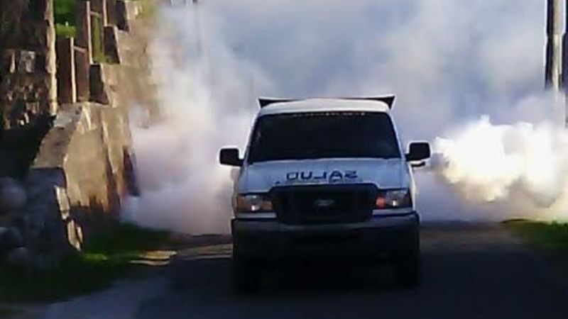 Se realizó la fumigación en El Rodeo