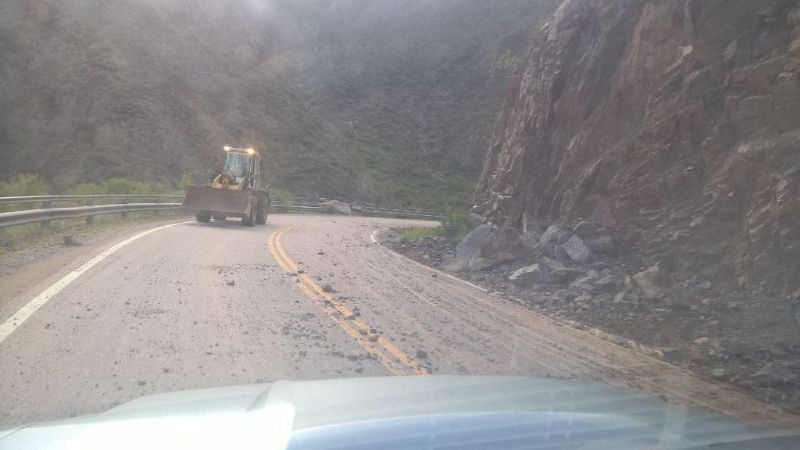 Por las lluvias, se pide precaución al transitar por rutas de la provincia