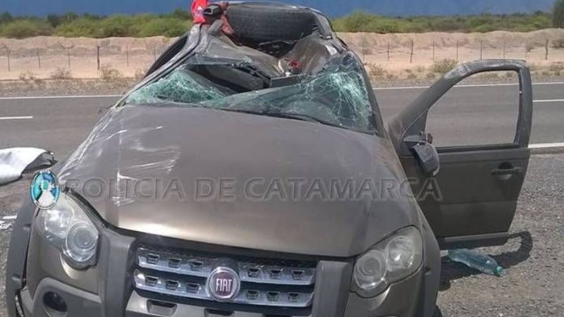 Un adolescente herido tras un grave accidente en Capayán