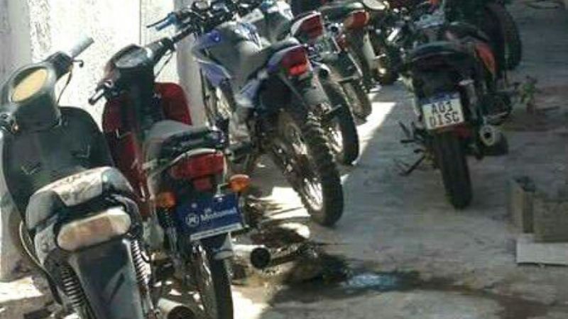 Un total de 22 motos secuestradas en operativo en Recreo