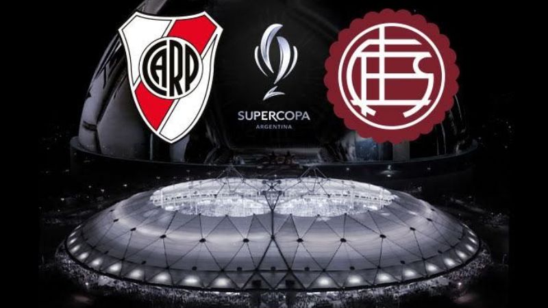 River-Lanús por Supercopa Argentina, el 4 de febrero