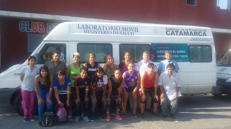 Controles médicos a la selección provincial de Fútbol Femenino