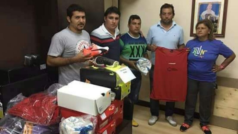 Rumbo al Federal C: San Martín recibió indumentaria