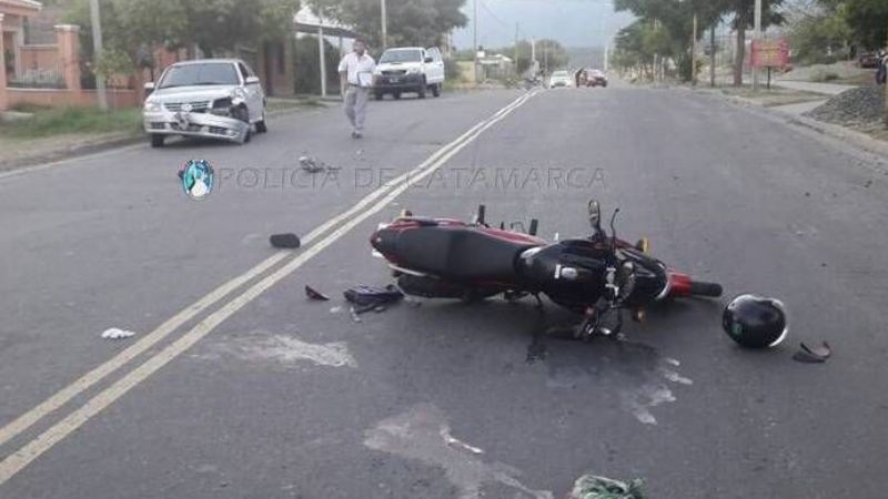 Violento choque en la Capital