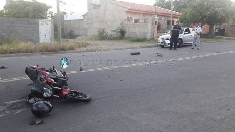 Violento choque en la Capital