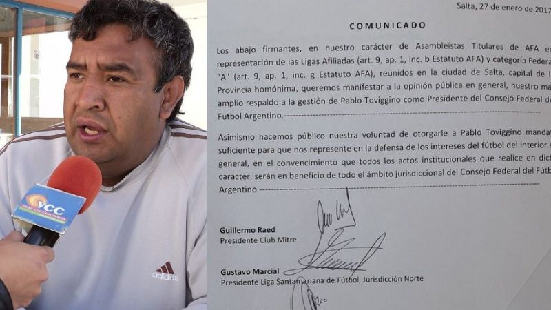 Marcial en cumbre del fútbol interior que respaldó a Tapia y Toviggino