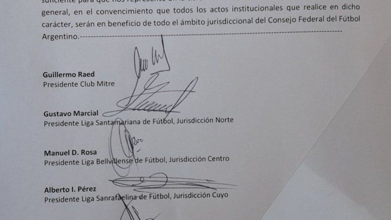 Marcial en cumbre del fútbol interior que respaldó a Tapia y Toviggino