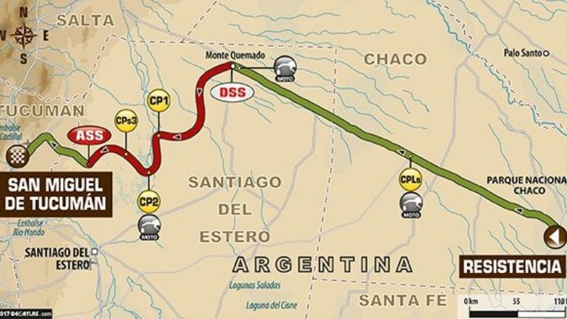 El Dakar 2017 entra en acción desde el Chaco a Tucumán